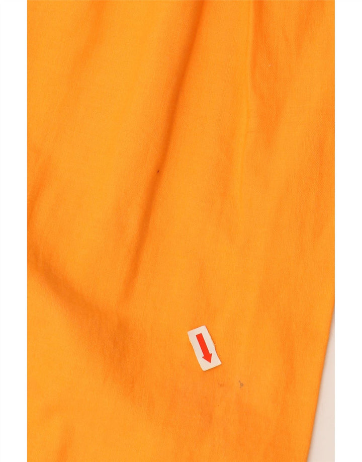 VINTAGE Jupe trapèze fille 12-13 ans W30 coton orange