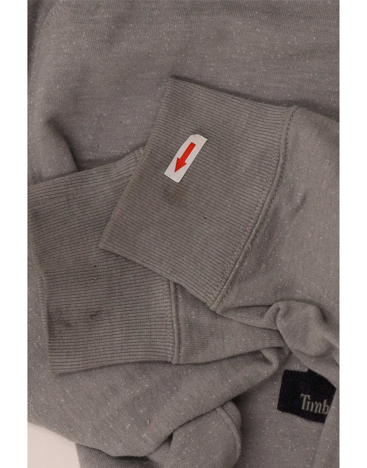 Timberland Sweat-Shirt Graphic Regular Fit Homme Gris Moyen Moucheté
