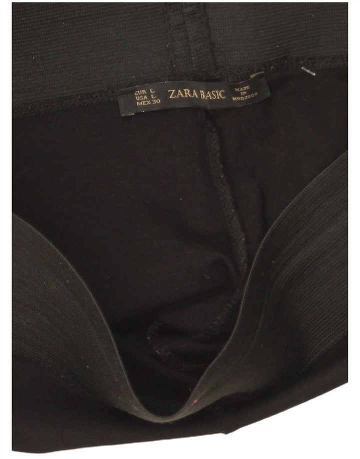 Zara Leggings Femme UK 16 Large Noir