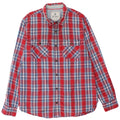 FAT FACE Chemise Homme XL Rouge Carreaux Coton