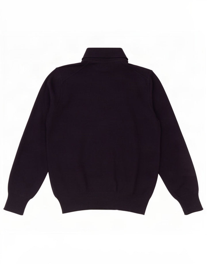 Zara Pull Col Polo Homme Bleu Marine Moyen