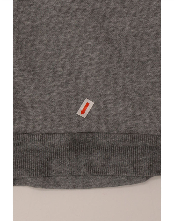 Puma Sweat à Capuche Zippé Homme Gris Moyen Colourblock Cotton