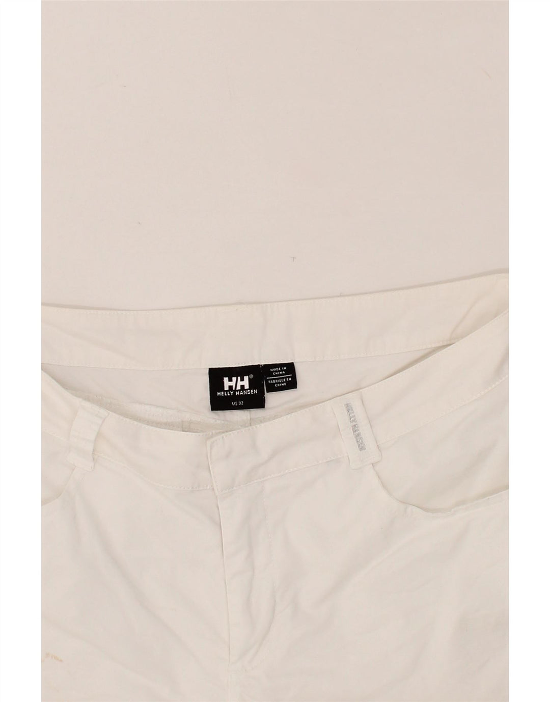 HELLY HANSEN Womens Casual Shorts W32 Medium White Cotton Vintage Helly Hansen and Second-Hand Helly Hansen from Messina Hembry 