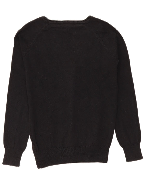 Marks & Spencer Cardigan pour femme en coton noir moyen UK 12