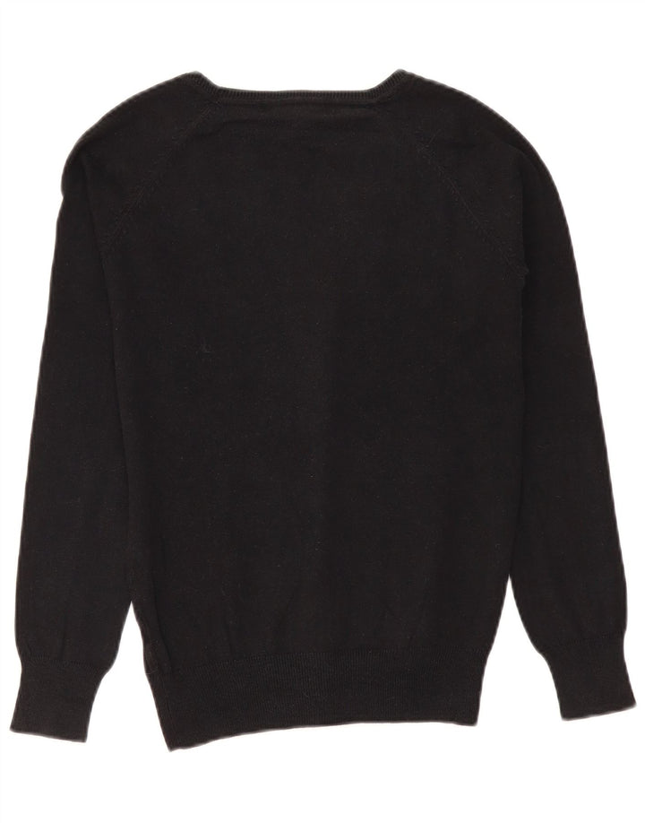 Marks & Spencer Cardigan pour femme en coton noir moyen UK 12