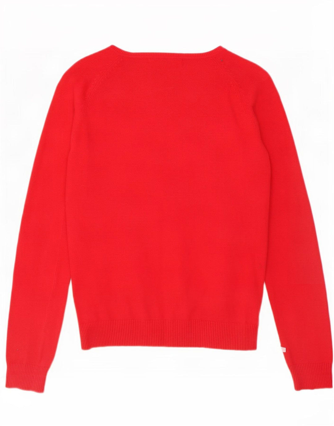 Zara Cardigan Femme Pull UK 14 Grand Coton Rouge