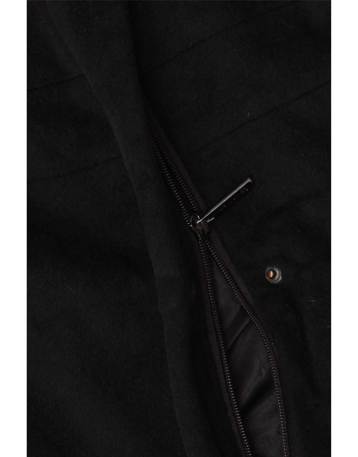 Calvin Klein Pardessus pour femme US 6 Medium Noir Angora