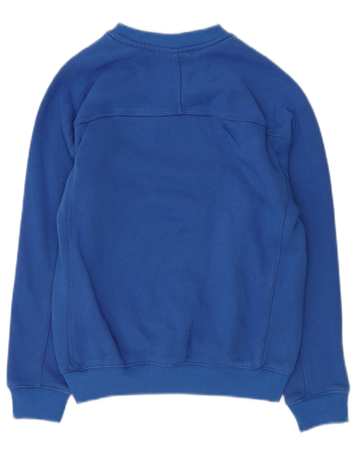 UMBRO Sweat-Shirt Garçon 9-10 Ans Bleu Moyen Coton
