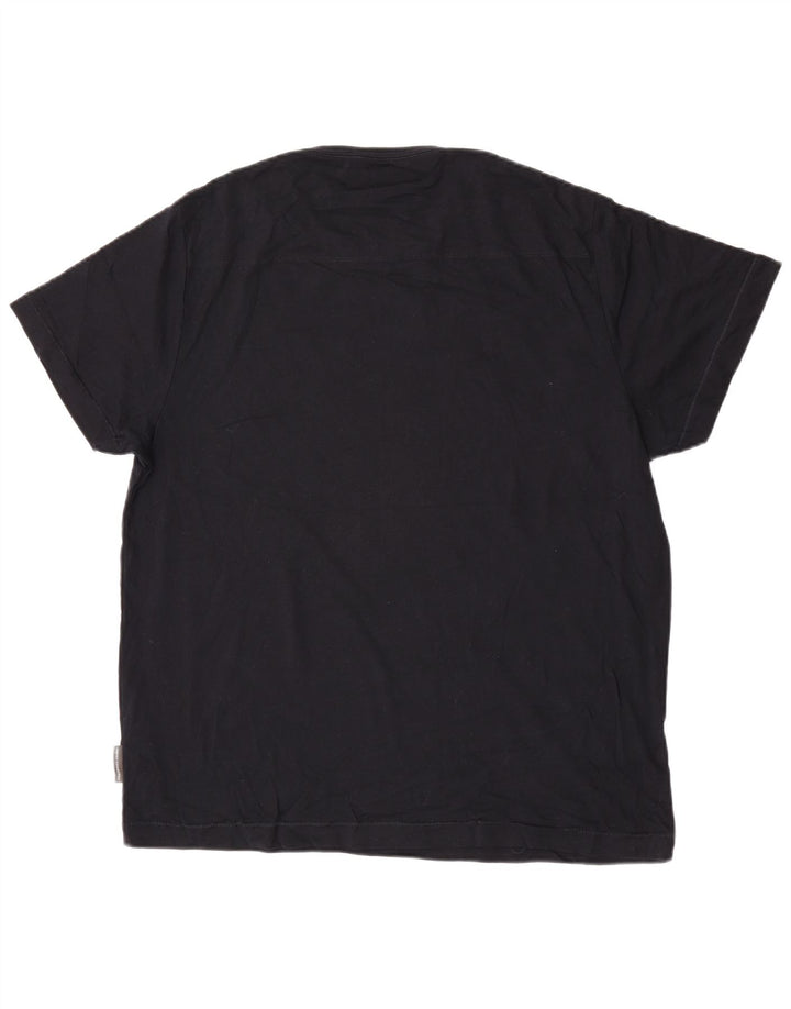 French Connection T-Shirt Homme Haut 2XL Noir Coton