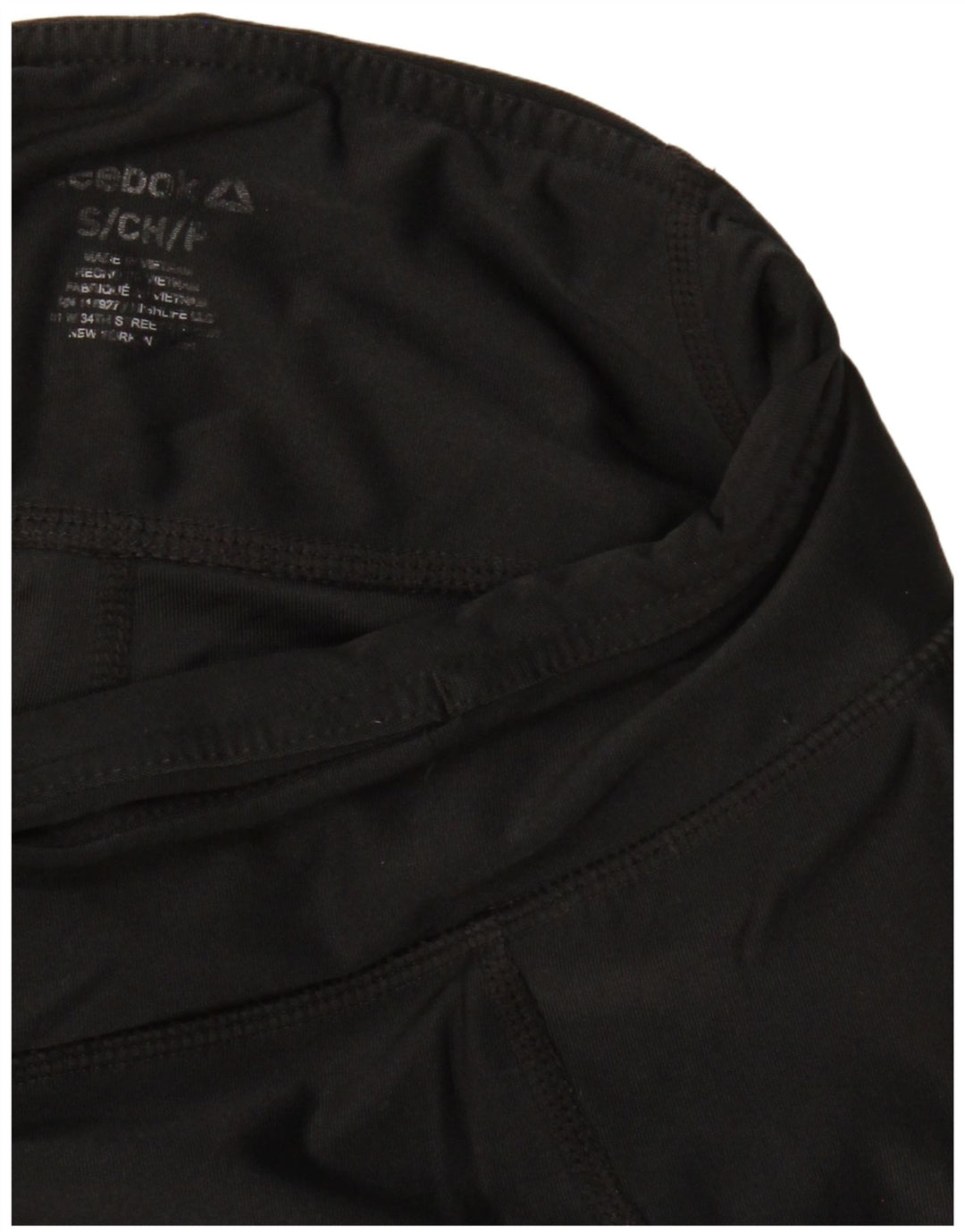 REEBOK Leggings Femme UK 10 Petit Noir