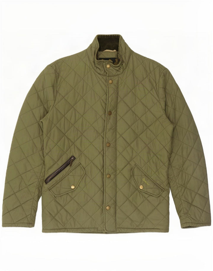 Barbour Veste matelassée pour homme UK 36 Petit Vert