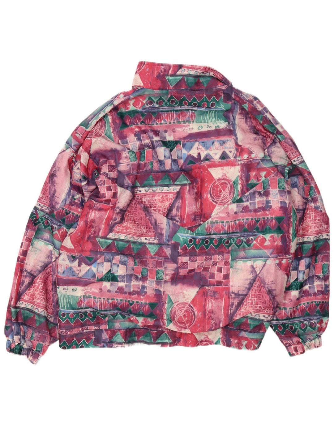 Tactel Veste de Survêtement Homme XL Multicolore Patchwork Polyamide Rétro