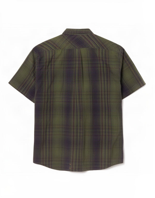 Levi's Chemise à Manches Courtes Homme Vert Carreaux Large Coton