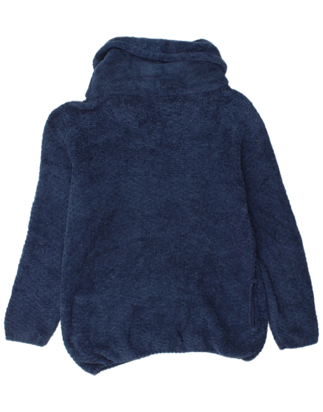 ANIMAL Pull Polaire Col Roulé Femme UK 18 XL Bleu Marine Polyester