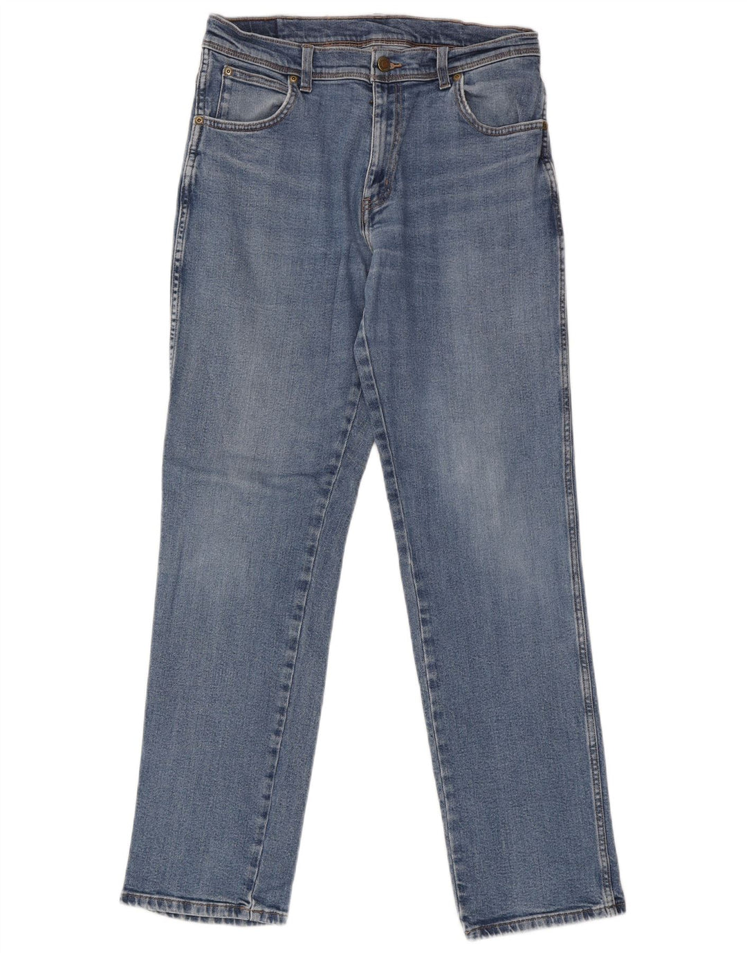 Wrangler Jean droit homme W33 L34 bleu coton
