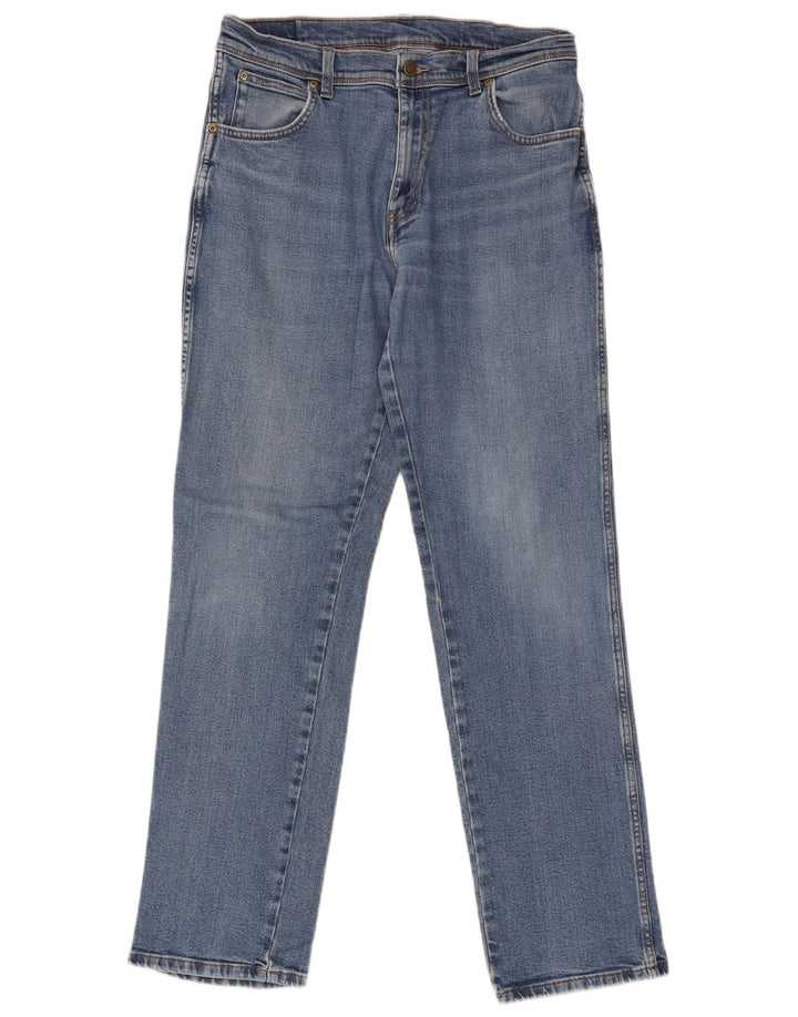 Wrangler Jean droit homme W33 L34 bleu coton