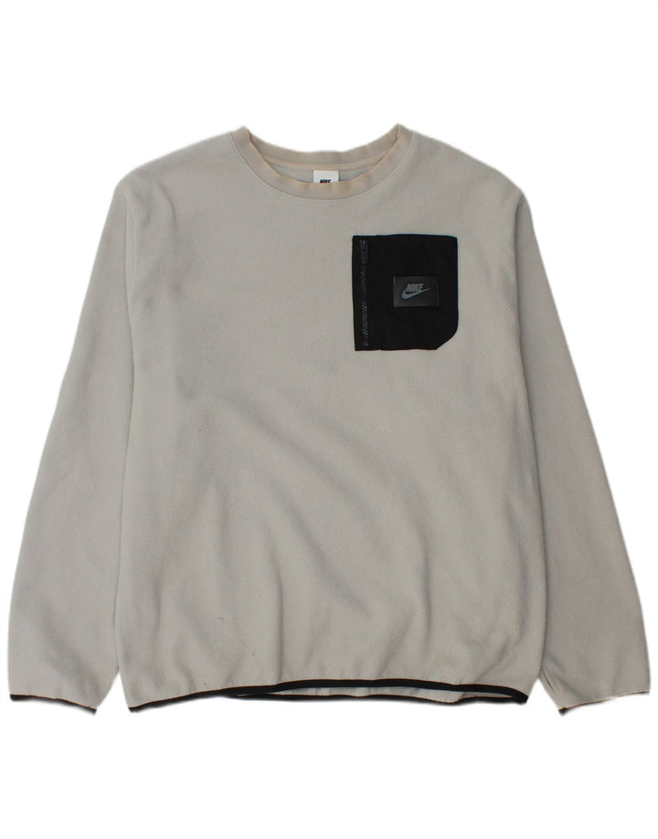 Nike Pull polaire pour homme XL Gris Polyester