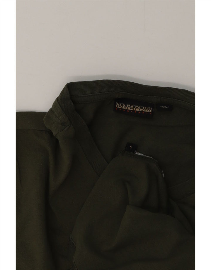 NAPAPIJRI T-Shirt Geographic Homme Petit Kaki