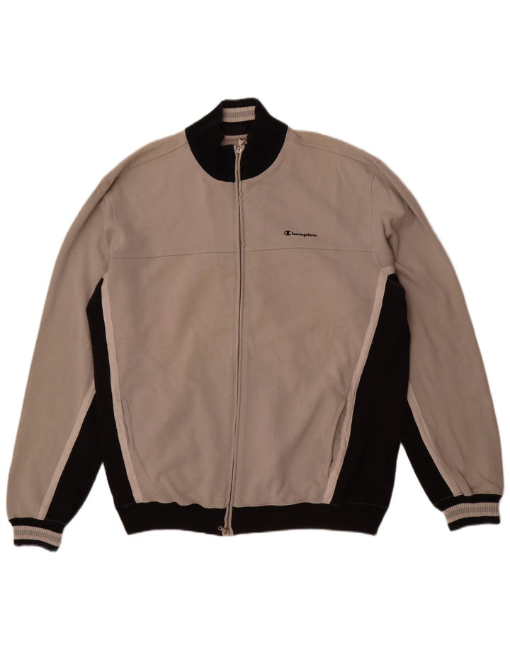 Champion Veste de survêtement pour homme 2XL Gris Colorblock Coton