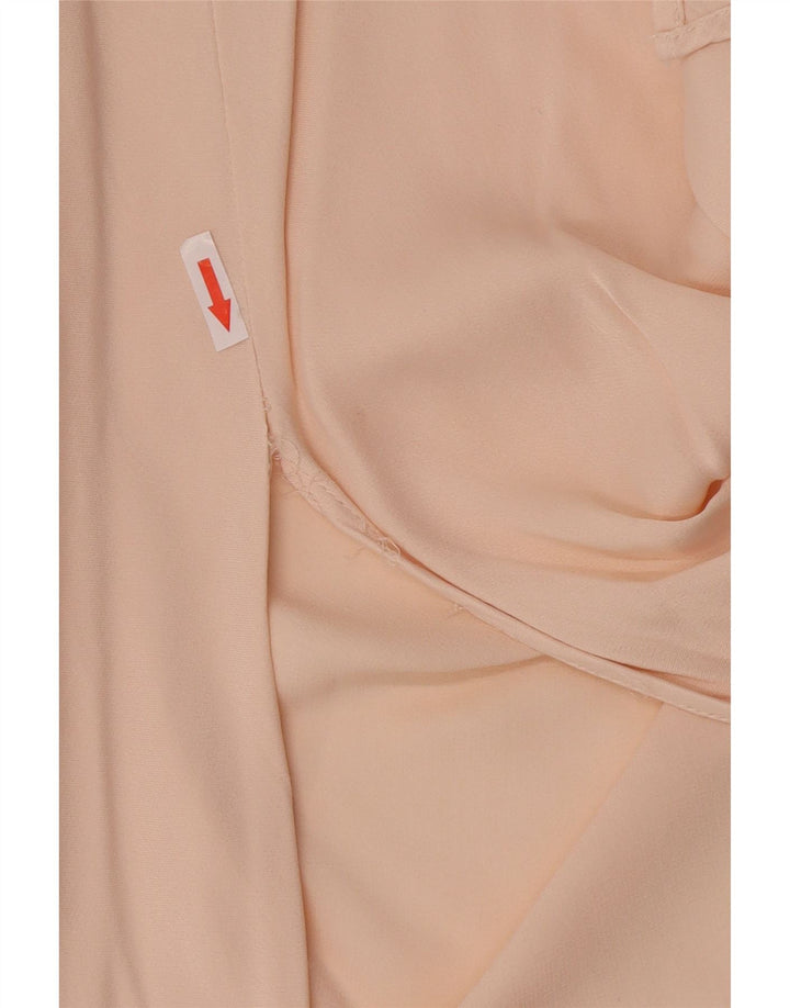 Warehouse Jupe longue pour femme UK 12 Medium W28 Beige Viscose