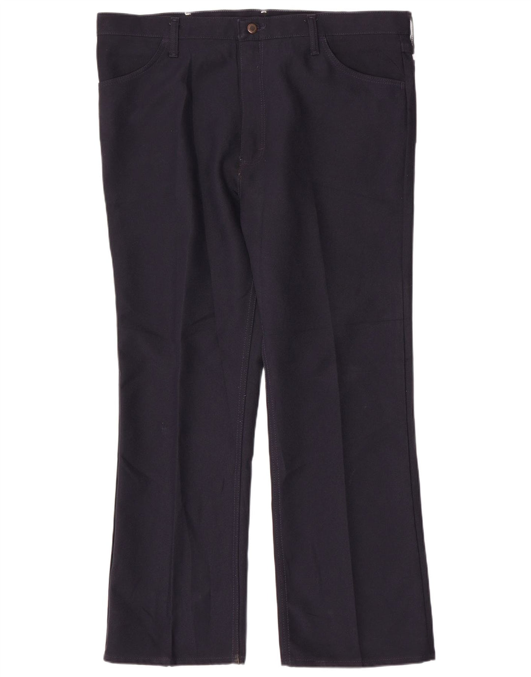 WRANGLER Pantalon décontracté droit pour homme W42 L30 Bleu marine Polyester