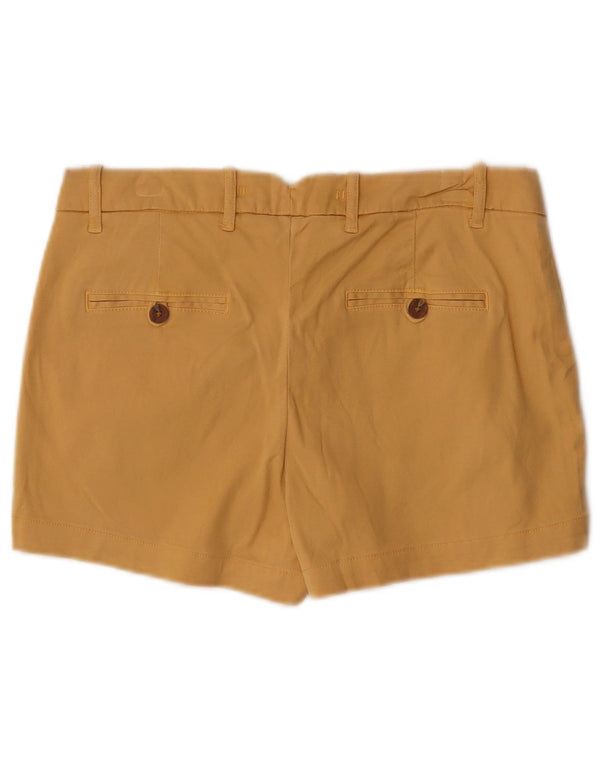 Zara Short Chino Femme EU 36 XS W26 Jaune Lyocell