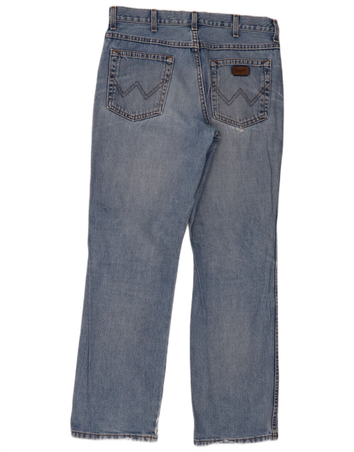 Wrangler Jean droit coupe régulière pour homme W34 L32 bleu coton