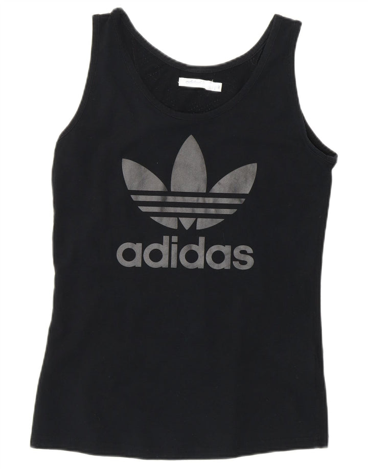 ADIDAS T-shirt graphique pour femme IT 40 Small Noir