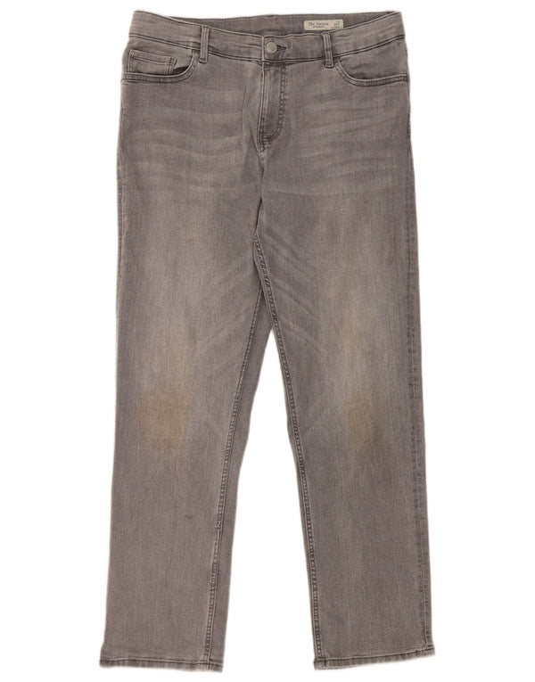 Marks & Spencer Jean droit The Sienna pour femme UK 14 Medium W32 L28 Gris