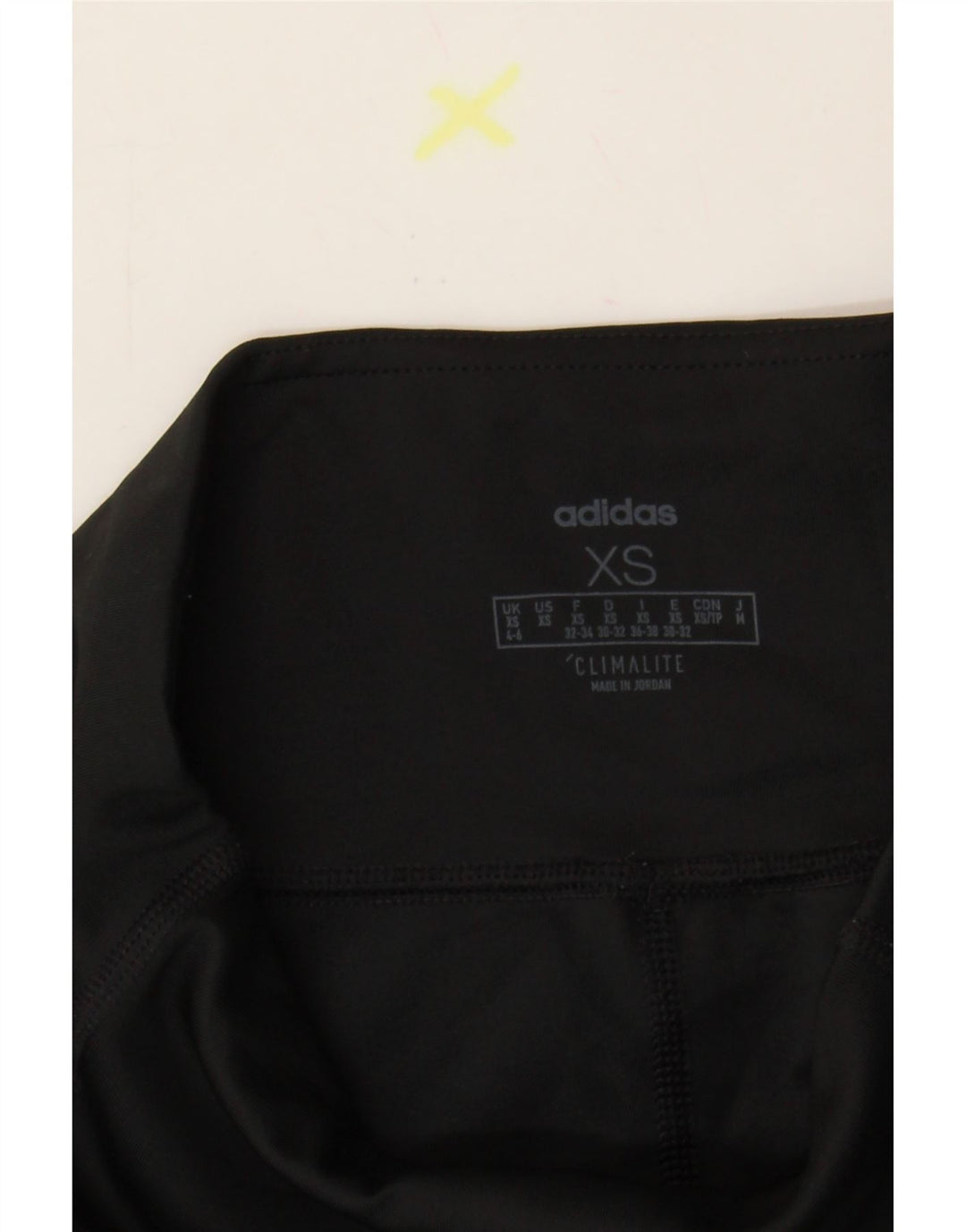 ADIDAS Womens Climalite Leggings UK 4/6 XS  Black Polyester Vintage Adidas and Second-Hand Adidas from Messina Hembry 