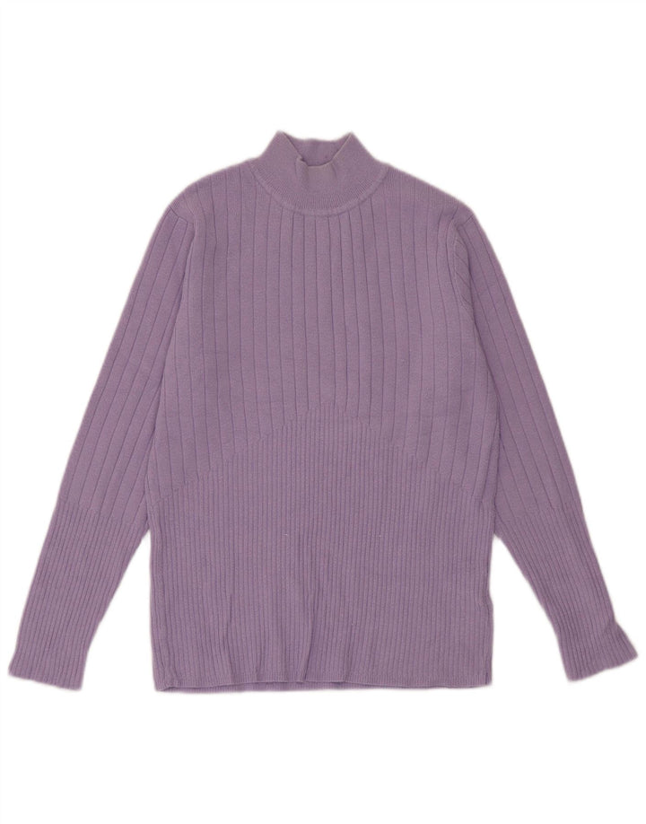 Marks & Spencer Pull col roulé pour femme UK 12 Violet moyen
