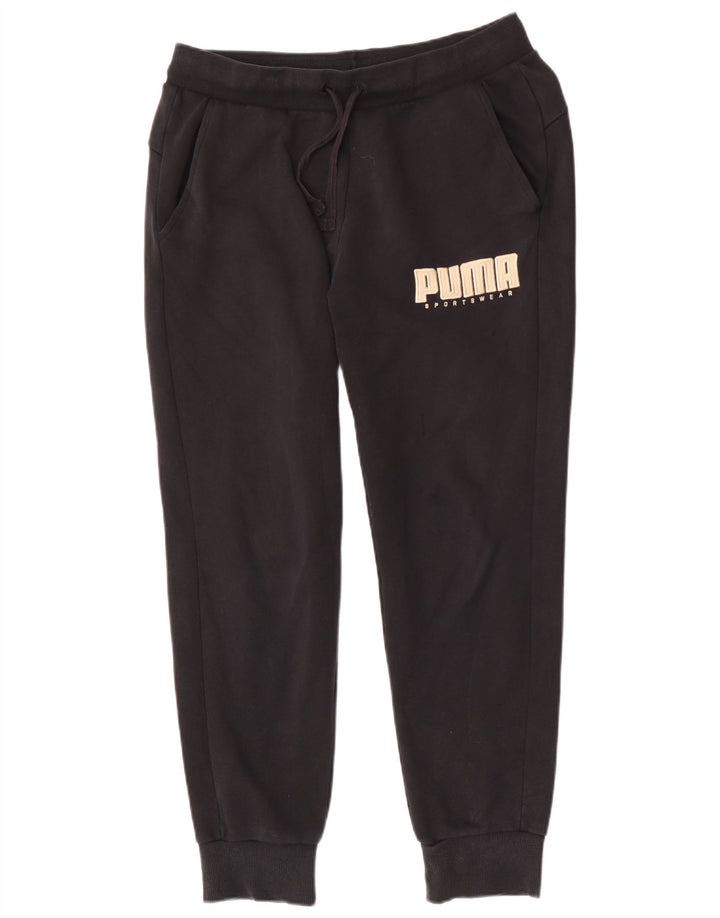Puma Pantalon de survêtement graphique pour femme UK 44 Noir moyen