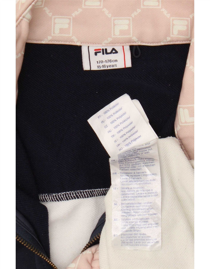 Fila Veste de Survêtement Fille 15-16 ans Multicolore Colourblock