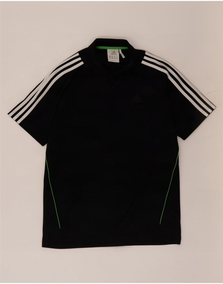 Adidas Hommes Climacool Polo Petit Noir Polyester