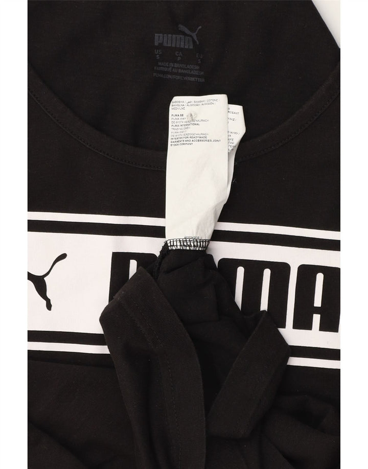 Puma Débardeur Graphic Homme Petit Noir Coton