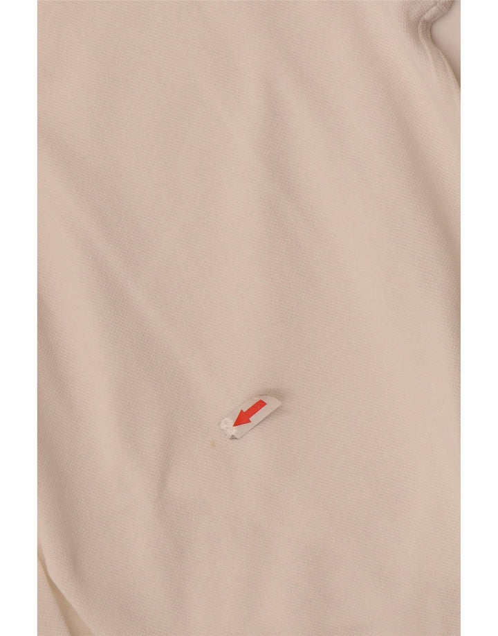 North Sails Polo Homme Blanc Moyen Coton Colorblock