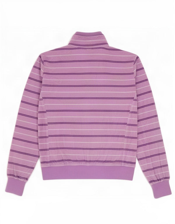 Champion Veste de survêtement en velours pour femme UK 10 Small Violet rayé