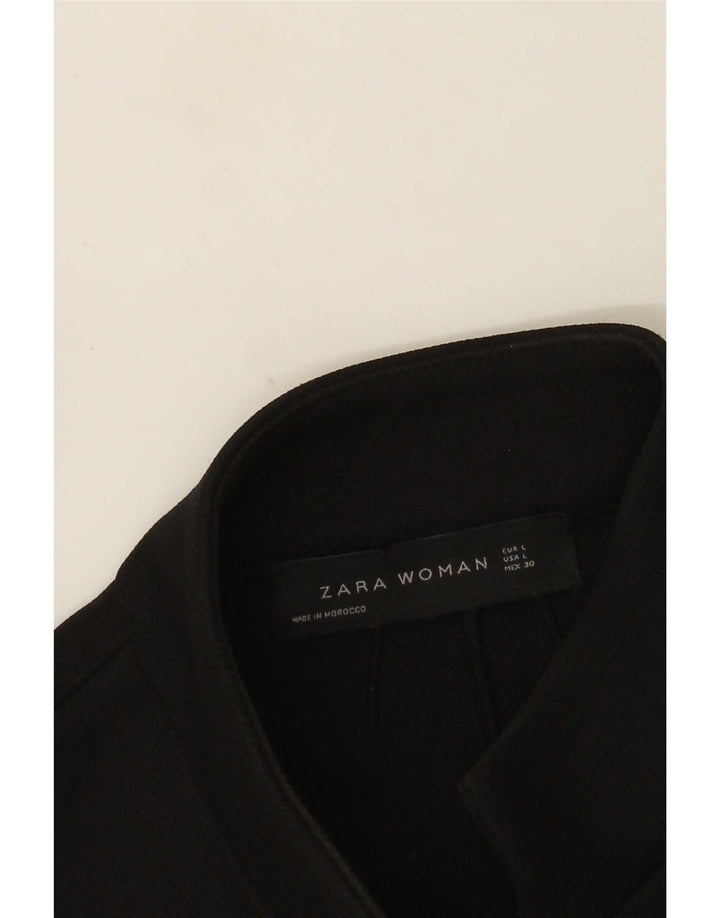 Zara Veste Boléro Femme UK 14 Large Noir