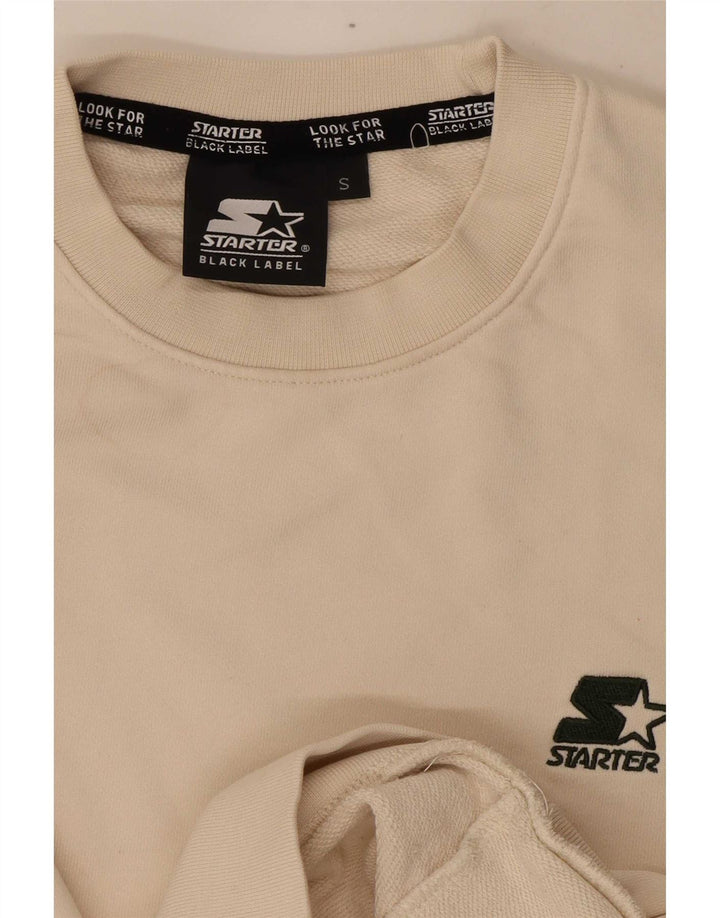Starter Sweat-shirt pour homme Petit Blanc cassé