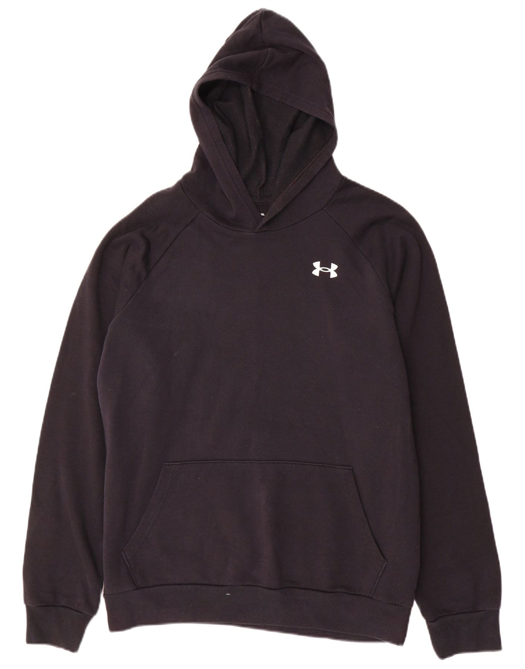 UNDER ARMOUR Pull à capuche pour garçon 13-14 ans XL Noir Coton