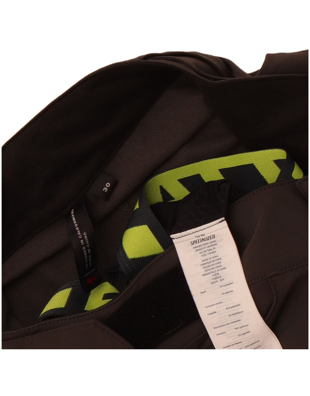 SPECIALIZED Short cargo de cyclisme pour homme W30 en polyester marron moyen