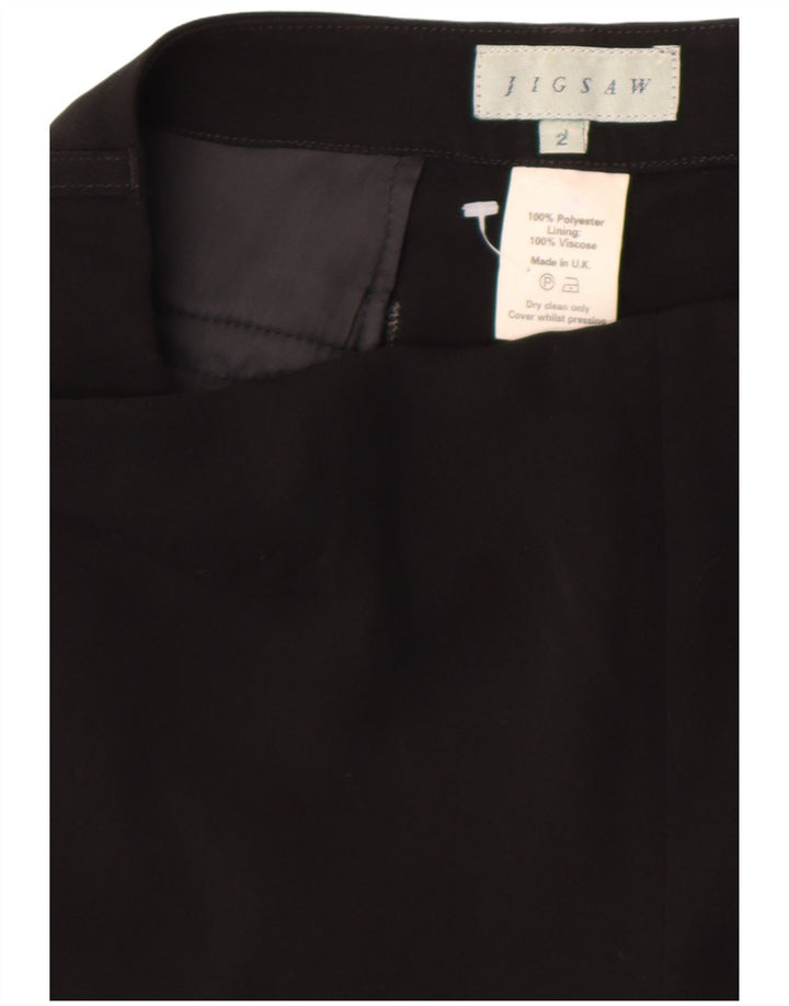Pantalon décontracté droit femme Jigsaw W29 L32 Noir Polyester