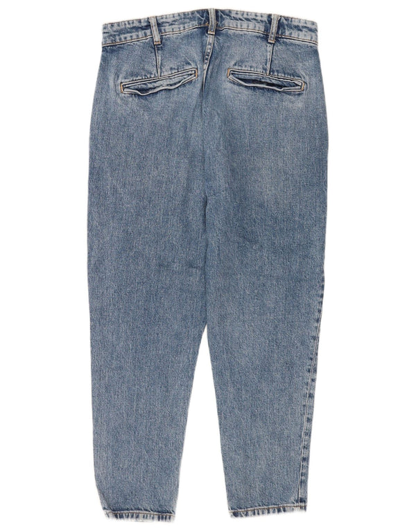 Zara Mens Cropped Tapered Jeans EU 40 Medium W31 L25 Blue