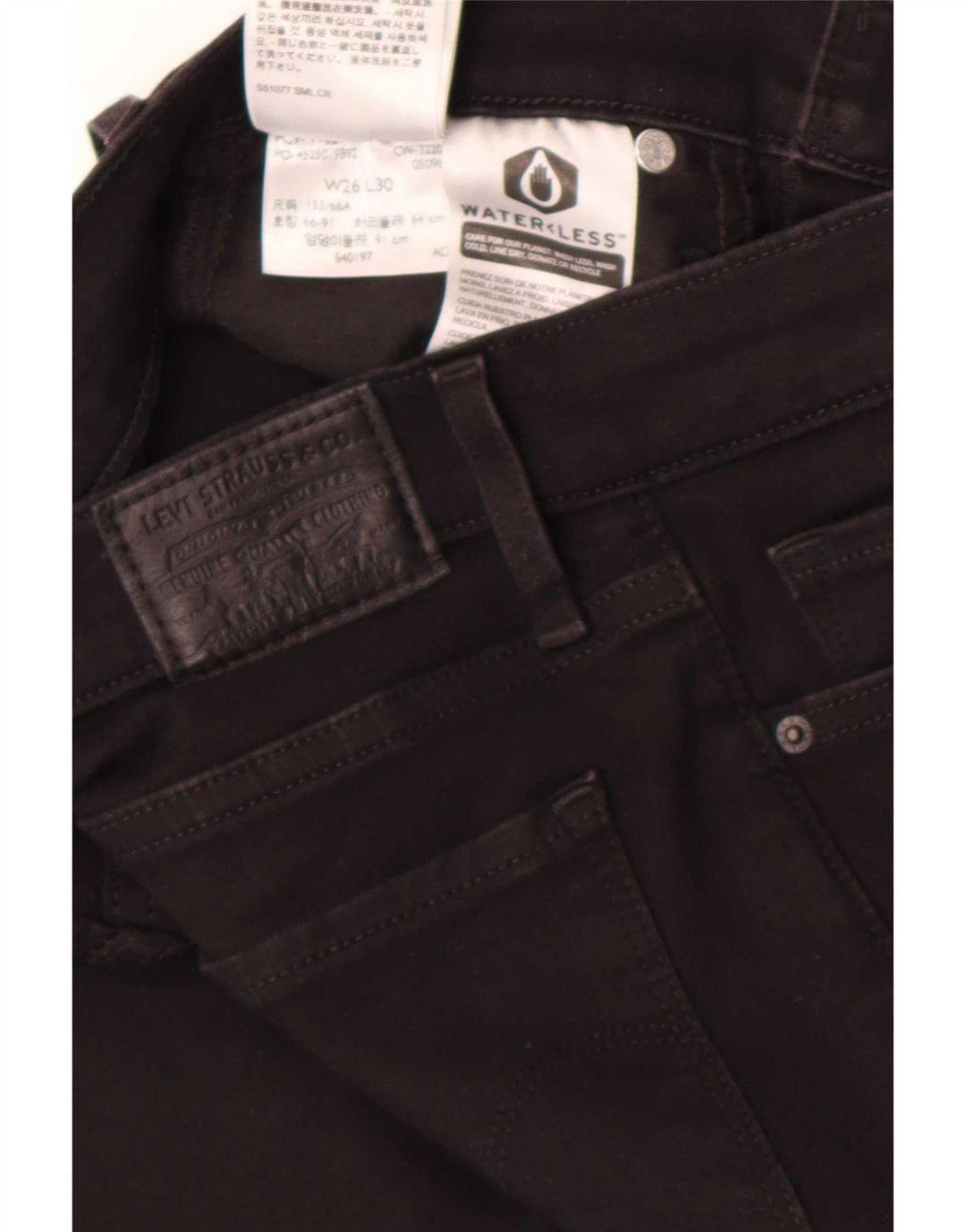 Levi's Jean 312 Shaping Slim Femme Noir Coton W26 L30