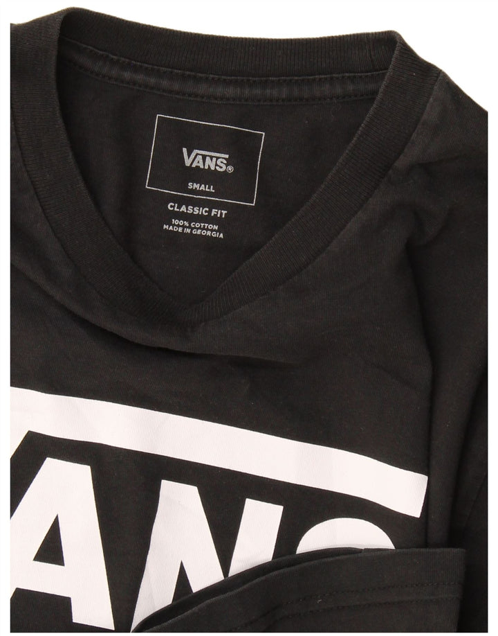 Vans T-shirt graphique coupe classique pour hommes, petit, noir