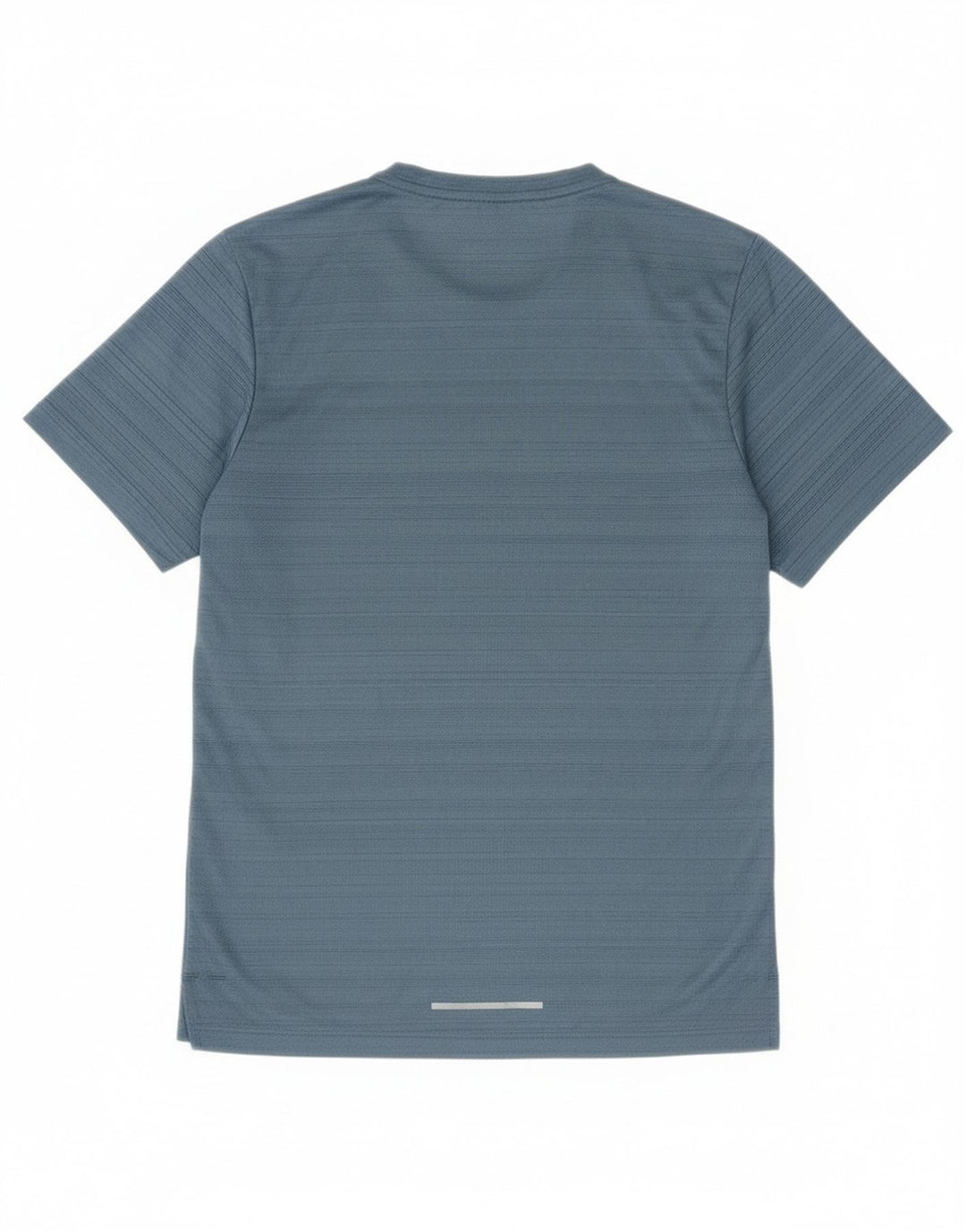 Nike Hommes Dri Fit T-Shirt Haut Petit Bleu Rayé Polyester