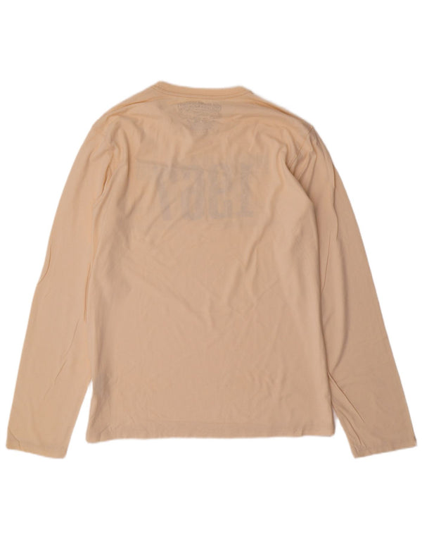 Ralph Lauren Haut graphique à manches longues pour homme en coton beige