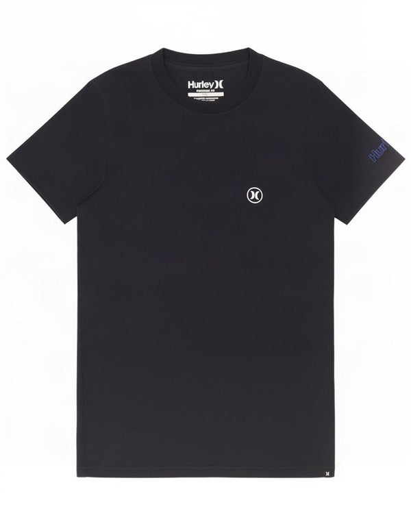 Hurley T-shirt coupe premium pour hommes, petit, noir, coton