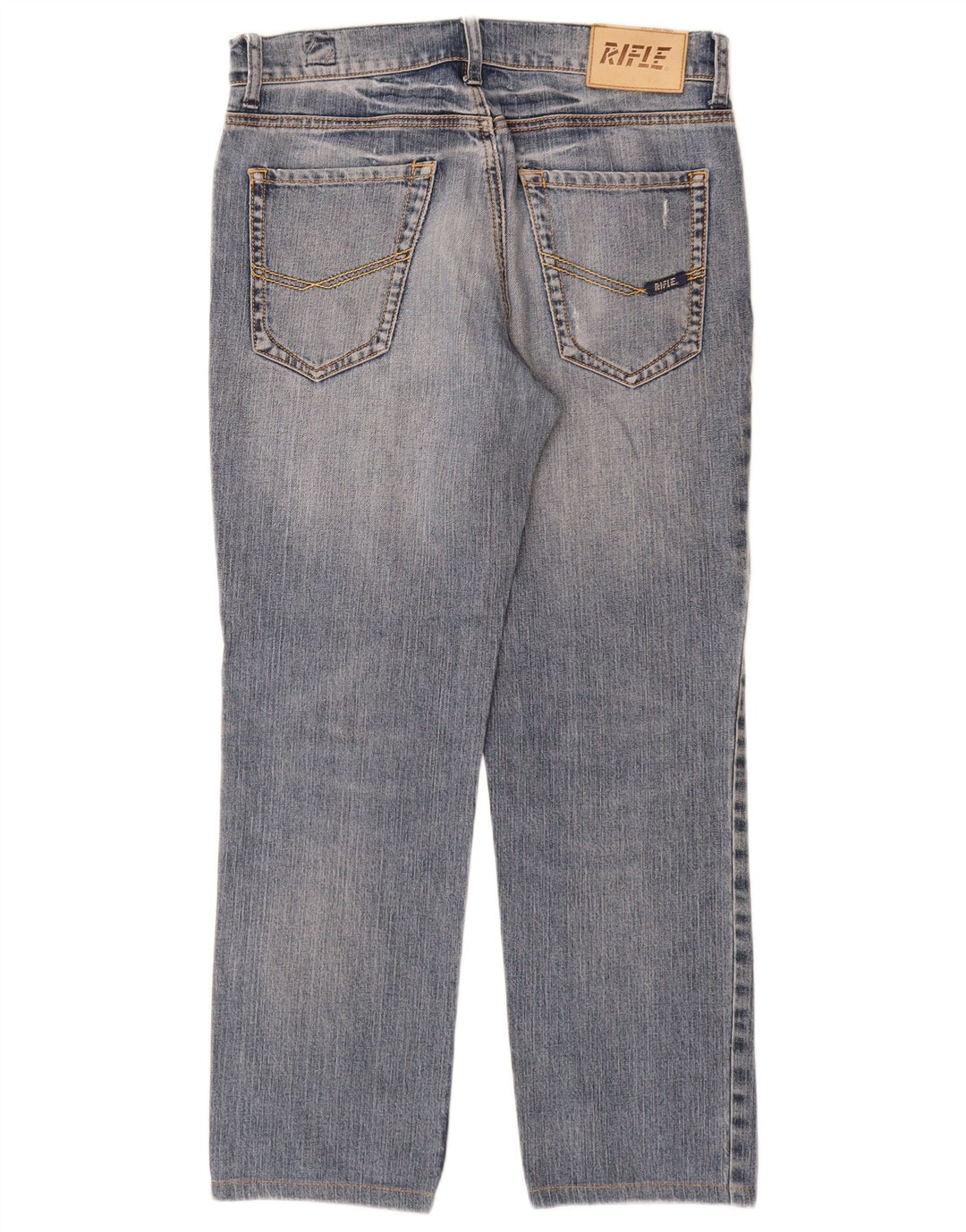 Jean droit femme Rifle W31 L28 bleu coton