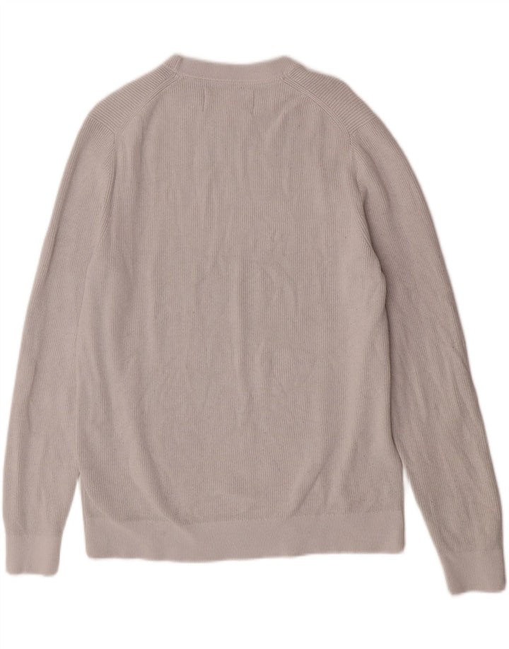 Calvin Klein Jeans Pull Ras du Cou Homme Gris Moyen Colorblock